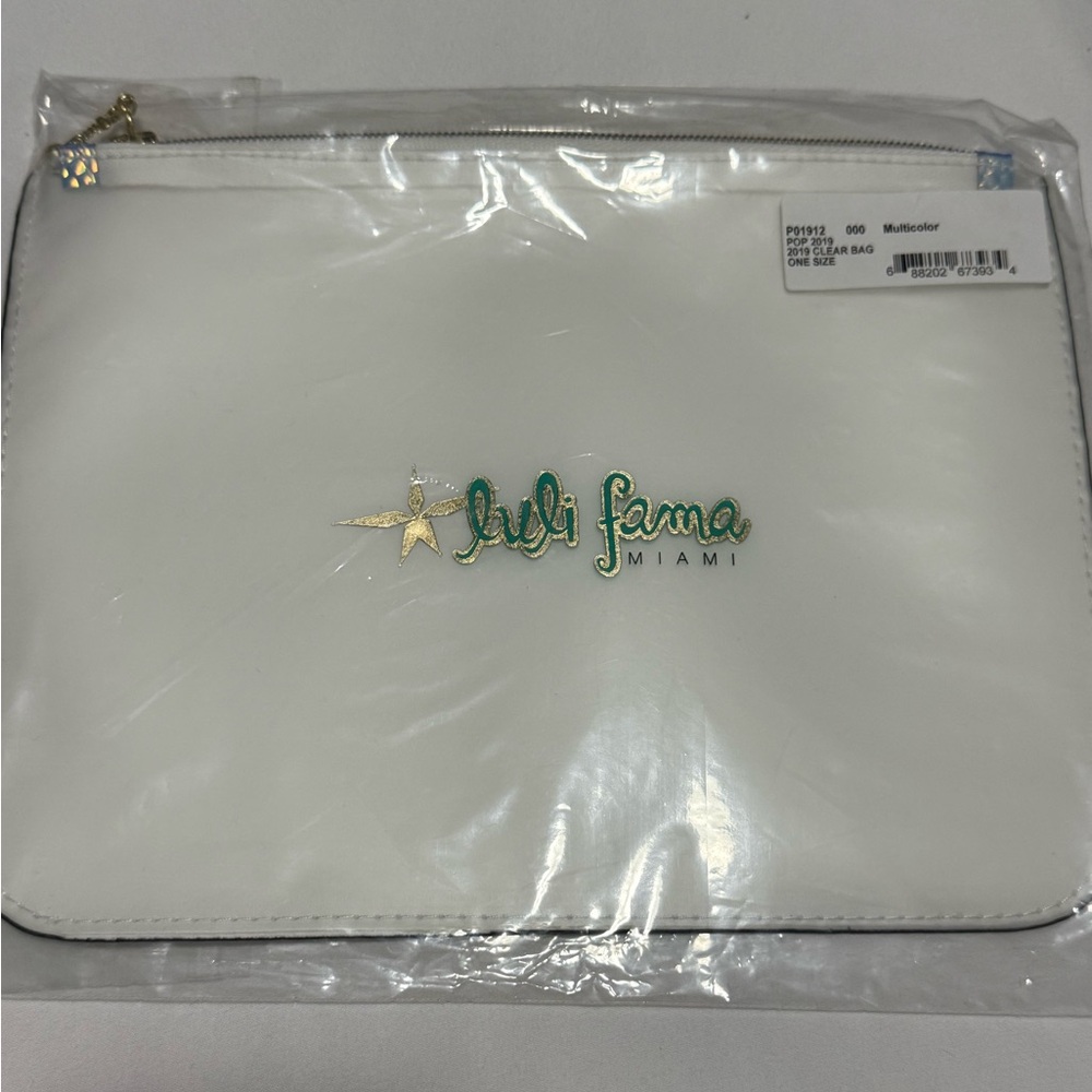 Luli Fama Clear Bikini/Cosmetic Bag - Picture 3 of 4